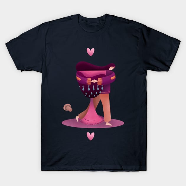 Wine Love T-Shirt by Jess Illustrates